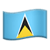 🇱🇨 flag: St. Lucia display on Apple